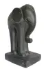 Product image 4 of the product “Majestic Elephant Sculpture, 60 cm Height, Cast Stone, Antique Finish Colour ”